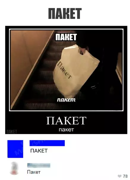 Смешная картинка №348942 Пакет!