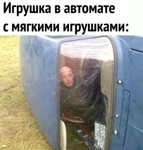 Смешная картинка №627458 Так и хочет выбраться наружу