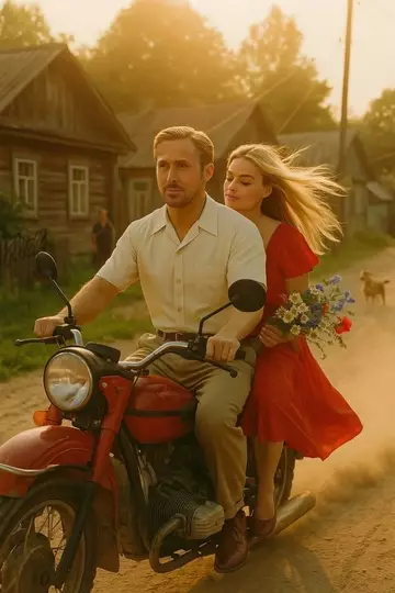 продолжение Смешная картинка №769162 Обычный день в российской глубинке.