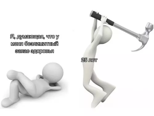 Когда тебе 25 и тело решило уйти в отставку 💀 - Я, думающая, что у меня безлимитный запас здоровья. 25 лет.