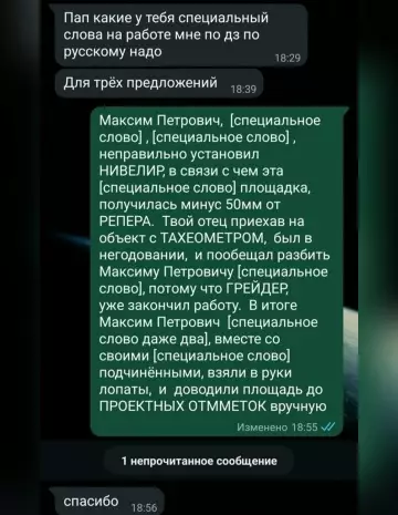 Домашка по русскому vs суровая реальность 🏗️😂 - Пап какие у тебя специальный слова на работе мне по