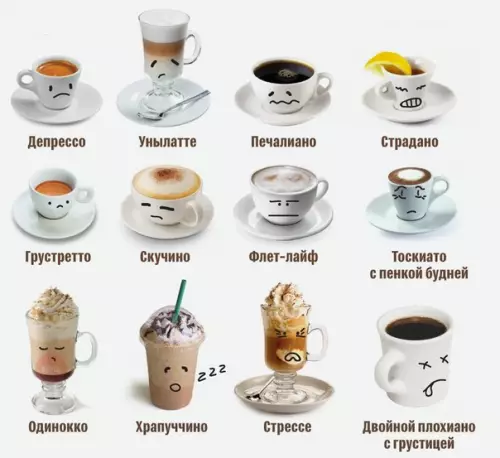 Смешная картинка №228842 Кафе Дольче Грустно кофе