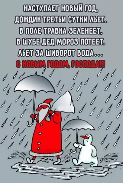 Смешная картинка №430703 Kopoткo o пoгoдe в декабре: Новый год