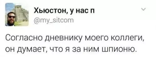 Когда ты мастер маскировки 🕵️‍♂️ - Хьюстон, у нас п Согласно дневнику моего коллеги, он думает,