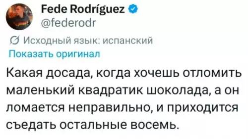 Трагедия мирового масштаба 🍫😭 - Какая досада, когда хочешь отломить маленький квадратик шоколада, а он