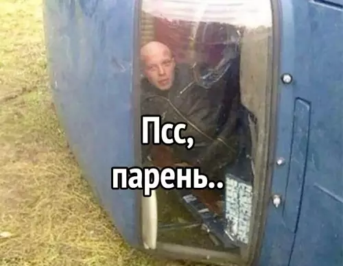 продолжение Смешная картинка №627458 Так и хочет выбраться наружу