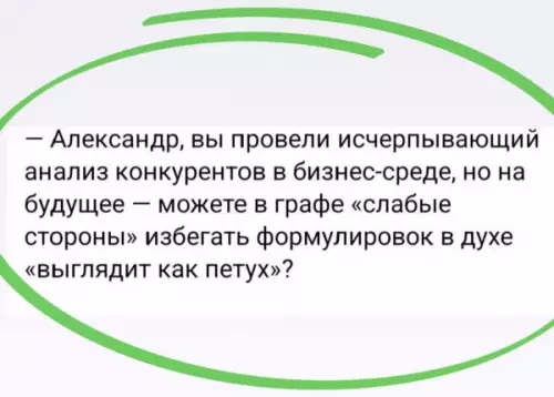 Неправильная формулировка в бизнес-анализе
