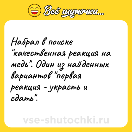 Шутка: Набрал в поиске 