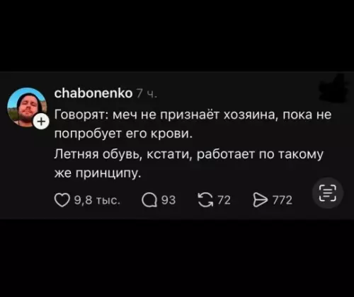 Меч или сандалии: выбор воина ⚔️👡 - chabonenko 7 ч. Говорят: меч не признаёт хозяина, пока не