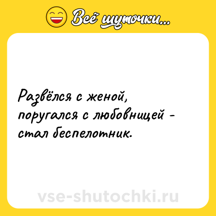 Шутка: Развёлся с женой, поругался с любовницей - стал беспелотник.