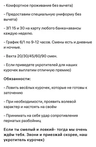продолжение Смешная картинка №692215 Идеальная работа, если тебе надоело сидеть в душном офисе вакансии