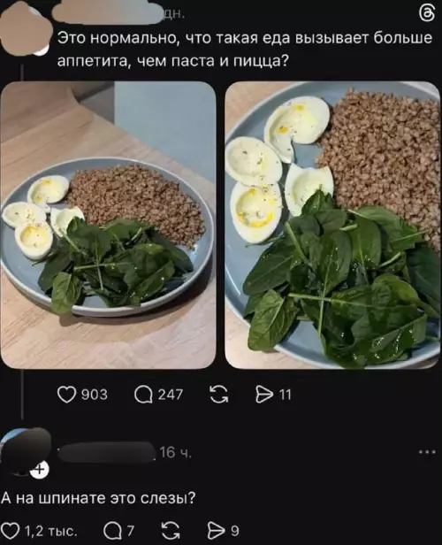 Диета или депрессия? 😂🥗 - Это нормально, что такая еда вызывает больше аппетита, чем паста