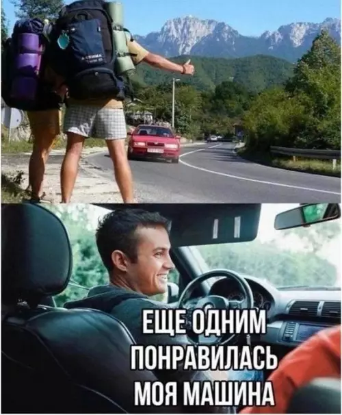 Смешная картинка №691022 Автостоп