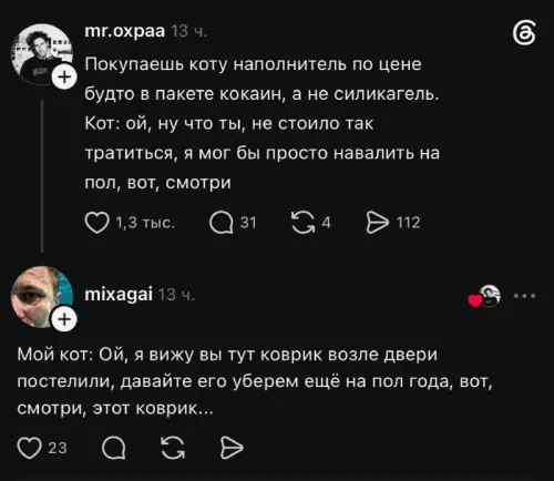Кошачья экономика в действии 🐈💸 - Покупаешь коту наполнитель по цене будто в пакете кокаин, а