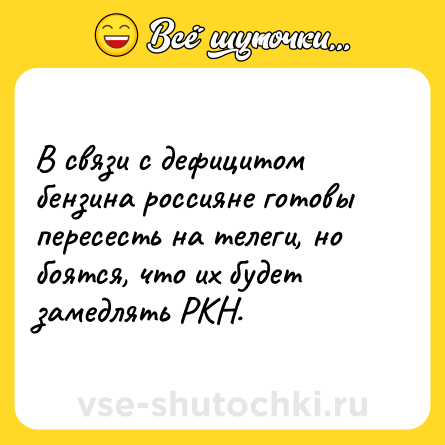 Шутка: В связи с дефицитом бензина россияне готовы пересесть на телеги, но боятся, что их будет замедлять РКН.