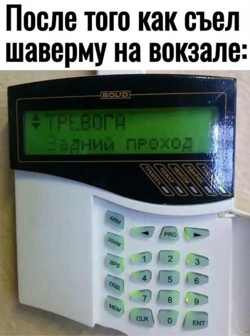 Смешная картинка №604227 А шаурма то не свежая была