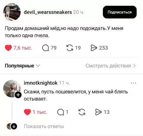 Бизнес-план уровня Бог 🐝 - Продам домашний мёд, но надо подождать. У меня только одна