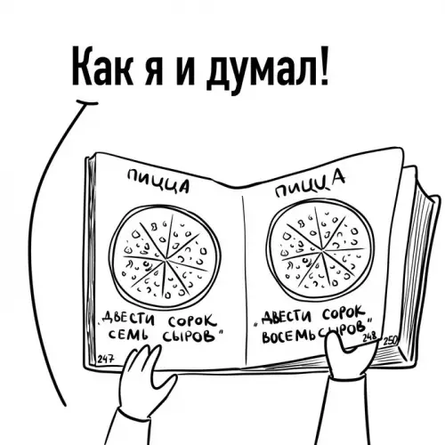 продолжение Смешная картинка №622773 пицца