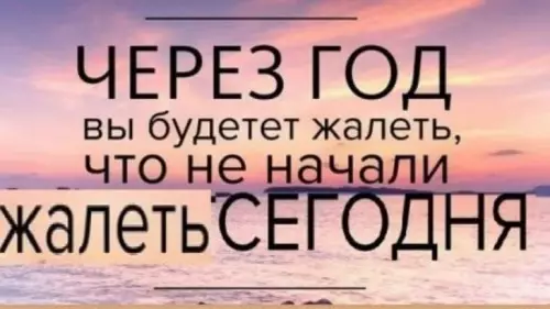Твой план на ближайший год 😂 - ЧЕРЕЗ ГОД вы будетет жалеть, что не начали жалеть СЕГОДНЯ
