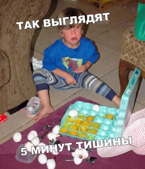 Смешная картинка №467826 Он наверное хотел приготовить яичницу