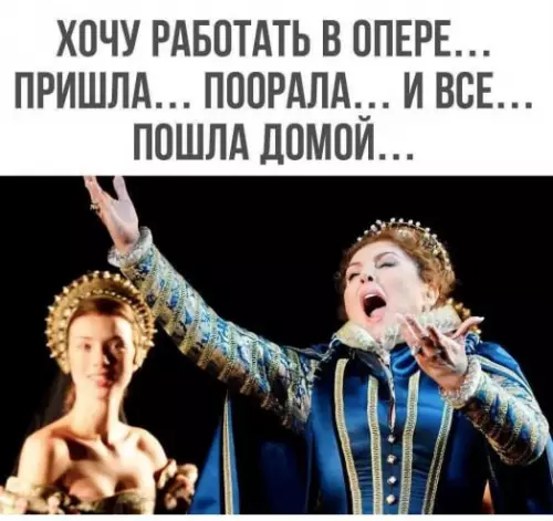Работа мечты: пришла, покричала, ушла! 🎤✨ - ХОЧУ РАБОТАТЬ В ОПЕРЕ... ПРИШЛА... ПООРАЛА... И ВСЕ... ПОШЛА ДОМОЙ...