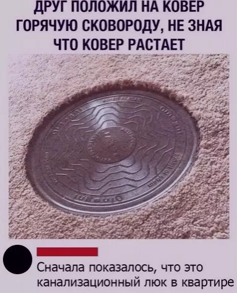 Смешная картинка №446125 Я думал что это люк