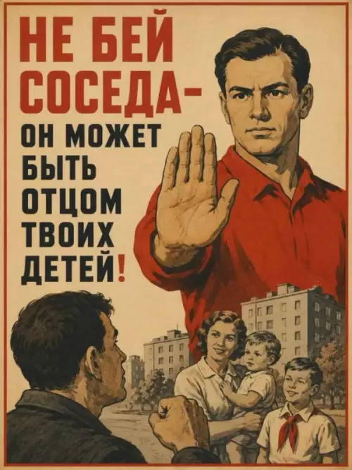 Твой сосед — это не просто чувак 🛑 - НЕ БЕЙ СОСЕДА- ОН МОЖЕТ БЫТЬ ОТЦОМ ТВОИХ ДЕТЕЙ!