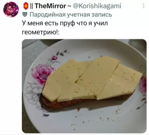 Геометрия на завтрак 🧀📐 - У меня есть пруф что я учил геометрию!: