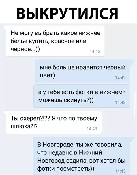Смешная картинка №285352 переписка