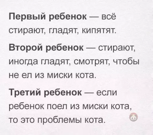 Смешная картинка №500666 Котам в многодетных семьях явно не сладко ?