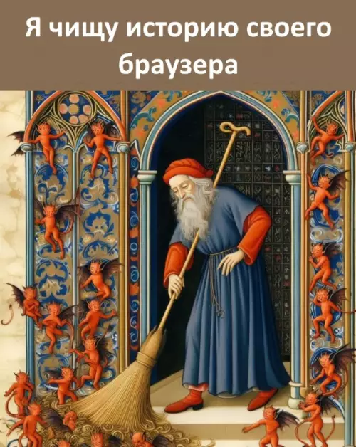 Битва с цифровыми демонами 🧹😈 - Я чищу историю своего браузера