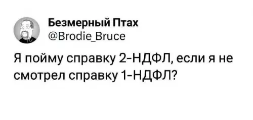 Налоговый квест: уровень сложности Бог 🤡 - Я пойму справку 2-НДФЛ, если я не смотрел справку 1-НДФЛ?
