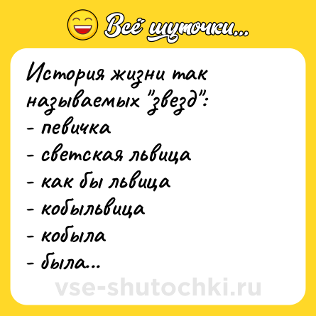 Шутка: История жизни так называемых 