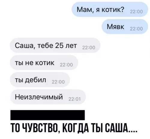Смешная картинка №456370 Иногда хочется побыть неизлечимым Сашей