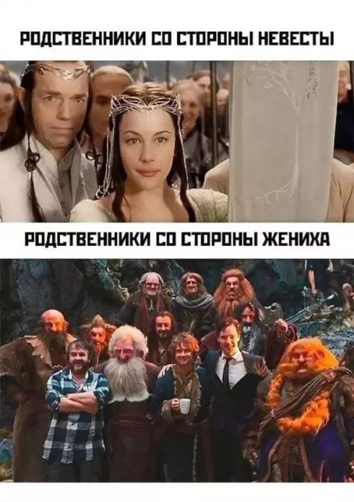 Свадьба: эльфийская эстетика vs суровая реальность 💍 - РОДСТВЕННИКИ СО СТОРОНЫ НЕВЕСТЫ РОДСТВЕННИКИ СО СТОРОНЫ ЖЕНИХА