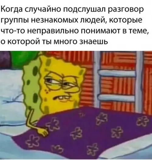 Когда ты эксперт, а они несут дичь 🙄 - Когда случайно подслушал разговор группы незнакомых людей, которые что-то неправильно