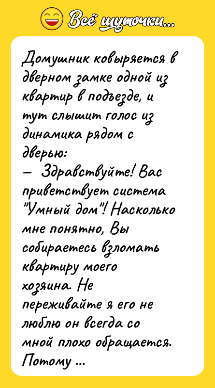 Домушник ковыряется в дверном замке одной из квартир в подъезде,