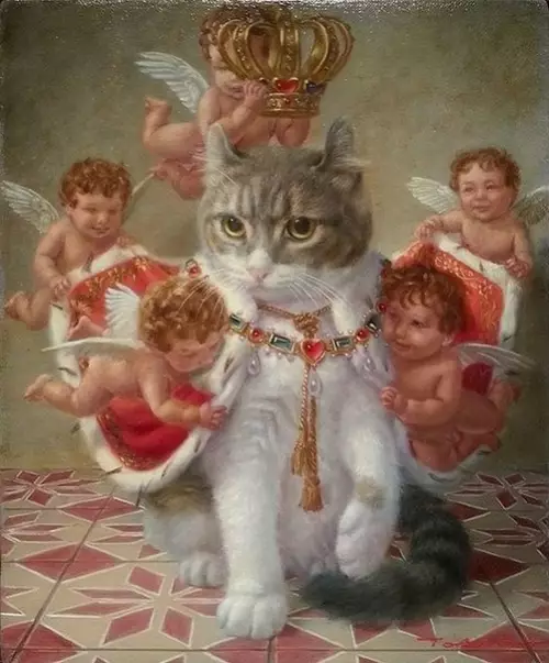 Смешная картинка №470802 Самооценка моего кота ? коты, кошки