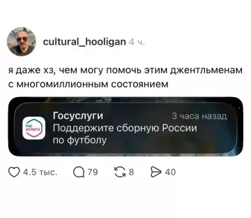 Госуслуги вышли на новый уровень 😂 - я даже хз, чем могу помочь этим джентльменам с многомиллионным