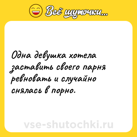 Шутка: Одна девушка хотела заставить своего парня ревновать и случайно снялась в порно.