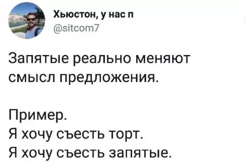 Смешная картинка №747903 Запятые важны