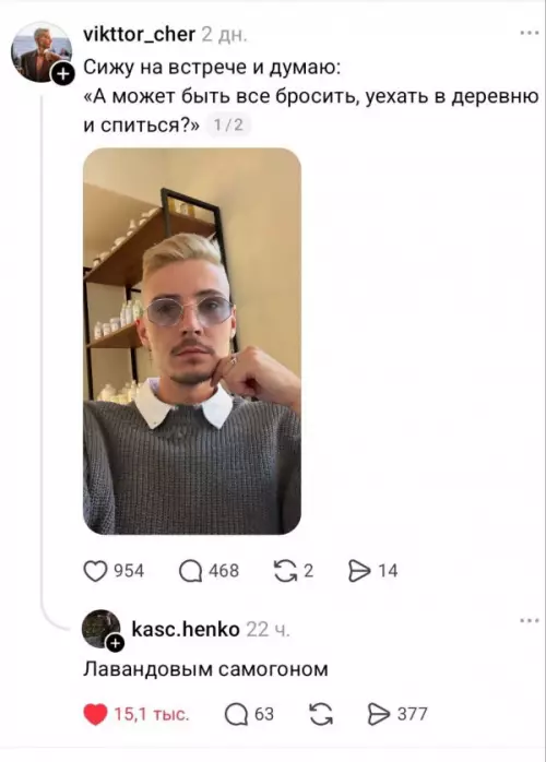 В деревню к деду? 🌾 Нашел идеальный план 🤣 - Сижу на встрече и думаю: А может быть все бросить,
