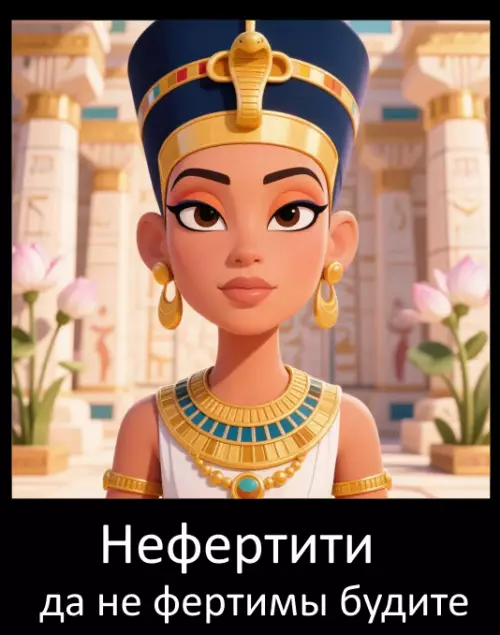Не буди древнюю богиню! 👑😂 - Нефертити да не фертимы будите