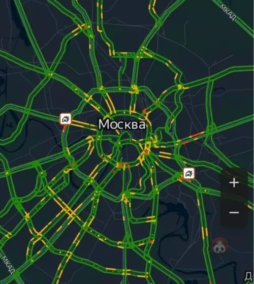 Смешная картинка №481662 При нулевых пробках, в пустой Москве... и все равно умудрились в ДТП попасть!