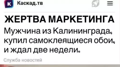 Маркетологи, за что?! 😂 Ожидание vs Реальность - ЖЕРТВА МАРКЕТИНГА. Мужчина из Калининграда, купил самоклеящиеся обои, и ждал