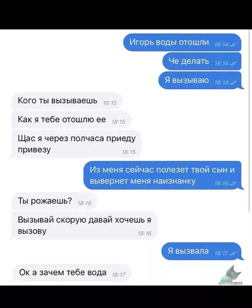 Смешная картинка №376443 переписка