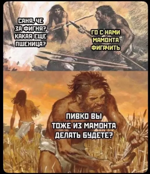 Древние и пиво - Саня, че за фигня? Какая еще пшеница? Го с нами