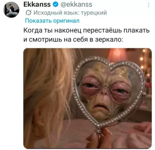 Утро начинается не с кофе, а с отражения 🤡 - Когда ты наконец перестаёшь плакать и смотришь на себя в