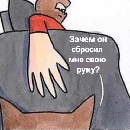 продолжение Смешная картинка №580853 Пoдapoк для кoти кошки