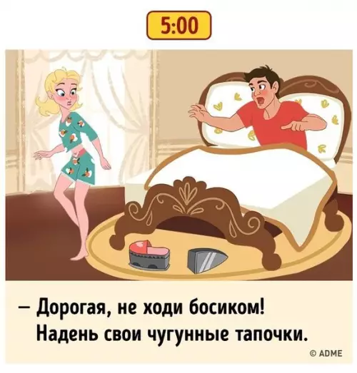 Смешная картинка №214668 Один день из жизни соседей сверху Соседи